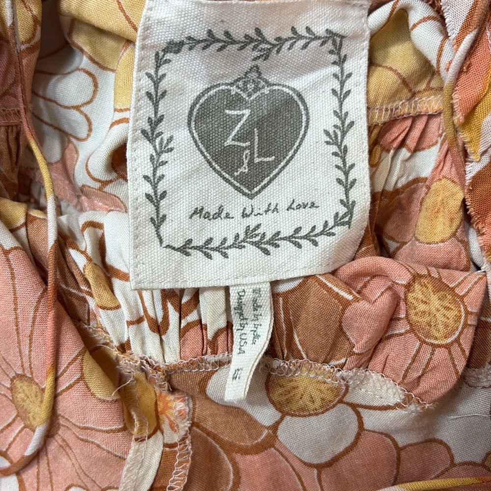 Stunning Z & L floral fit & flare boho mini dress M - Picture 7 of 10